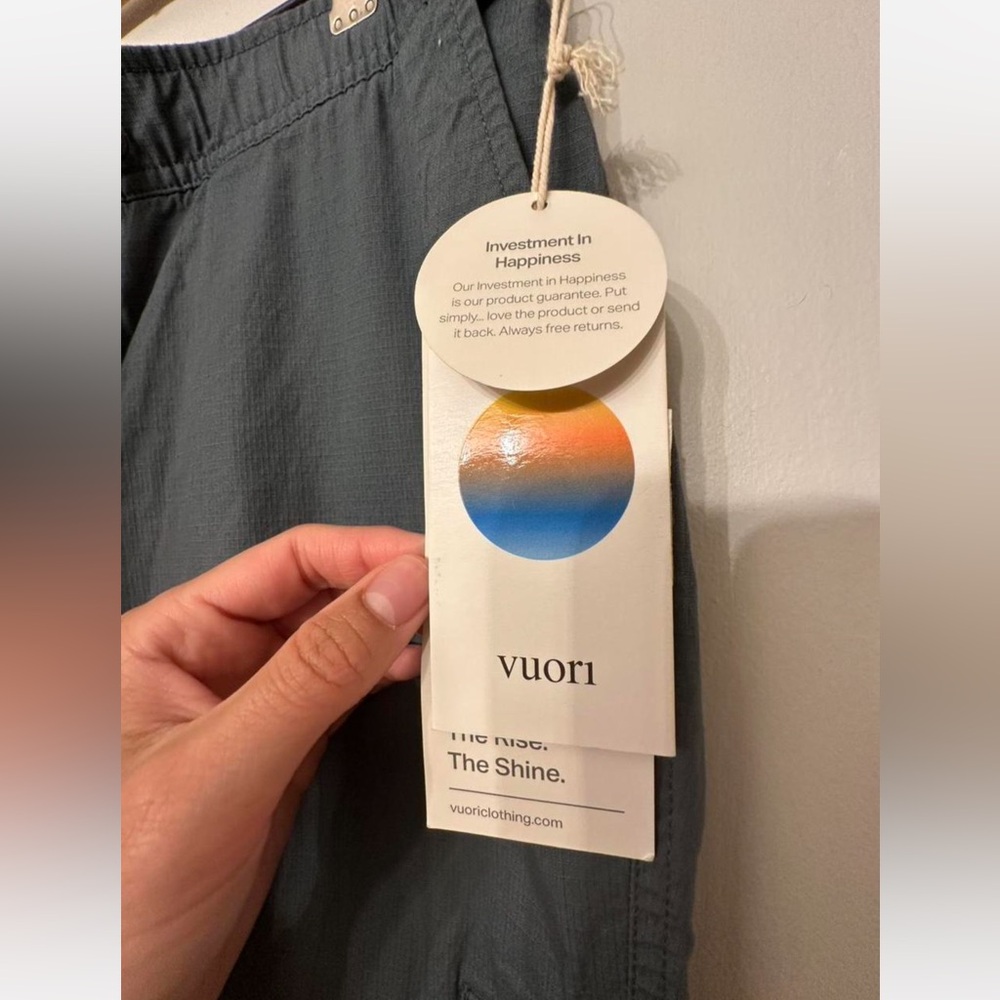 NWT Vuori Womens Ripstop Pants Grey XL - Picture 4 of 5